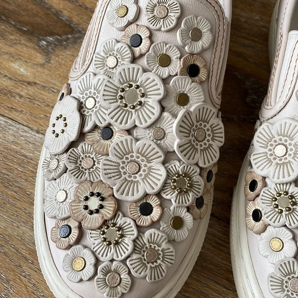Coach Tea Rose Slip-on Sneakers - Picture 2 of 14